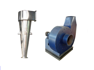 Air blower and cyclone dust collector